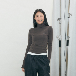 女 女秋冬高级感内搭加绒加厚上衣修身 11E 恒温暖皮羊毛高领打底衫