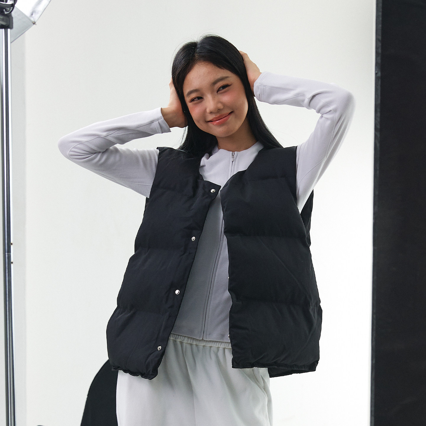 11E 基础美式高街加厚轻便棉保暖马甲 男女同款