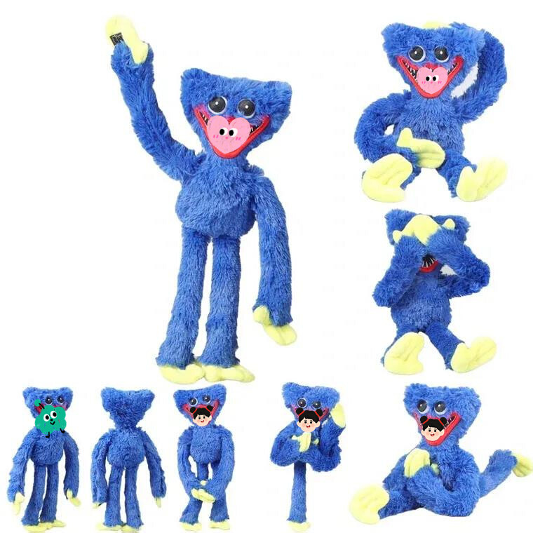 很丑的玩偶大蓝h猫的玩偶毛绒玩具波比的游戏时间周边波比可卡通.