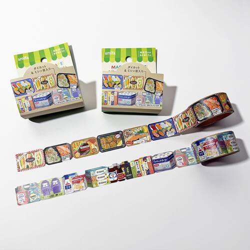 amifa日式纸模切高颜值和纸胶带