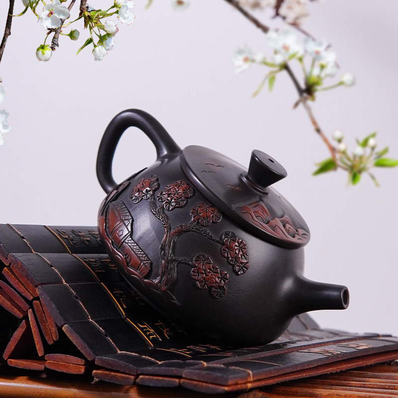 滇匠云南建水紫陶茶壶纯手工
