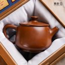 滇匠旗舰店 云南建水紫陶茶壶纯汉瓦手工泡茶壶全家用非紫砂大