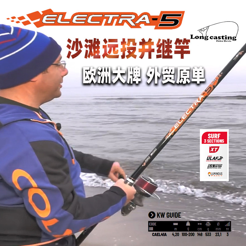 外贸出口沙滩远投并继竿