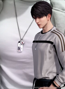 新恋深空夏以昼项链不锈钢钛钢男女通用帅气防水苹果游戏周边项链