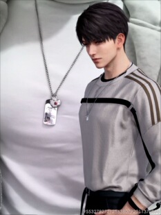 新恋深空夏以昼项链不锈钢钛钢男女通用帅气防水苹果游戏周边项链