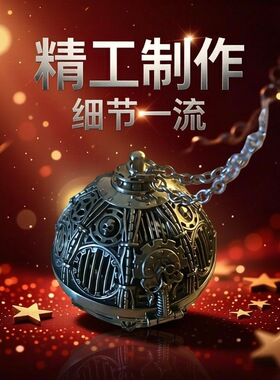 【精工版】星辰铸造战锤40k机械神教黄铜香炉-球形悬挂赐福香炉礼