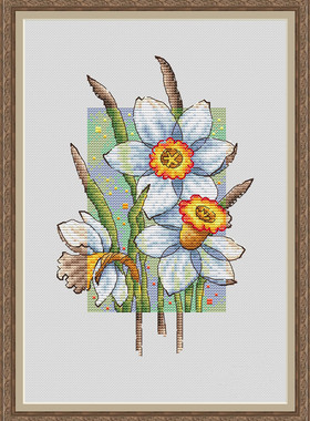 公主绣铺DMC自配套件纯棉线精准印花套件210301春天