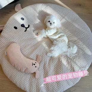睡垫宠物大中小型幼犬四季 狗窝可拆洗夏季 通用床车载睡觉可爱垫子
