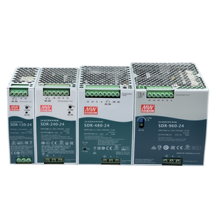 SDR台湾明纬开关电源120/240/480/960W直流220转24V导轨变压器10A