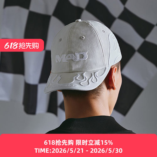 弯眉棒球帽火焰嘻哈帽