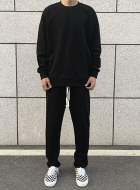 CEZPHISON休闲裤直筒长裤宽松高街卫裤运动裤显瘦百搭秋冬裤子男