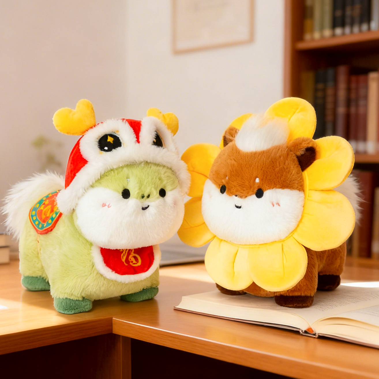 2026马年吉祥物公仔舞狮小马玩偶生肖娃娃毛绒玩具新年会活动礼品