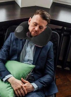 Inflatable Neck Pillow U-Shaped Neck Support Pillow