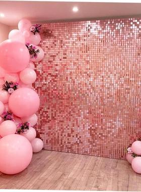 Party Background Curtain Sequin Backdrop Wedding Decor Baby