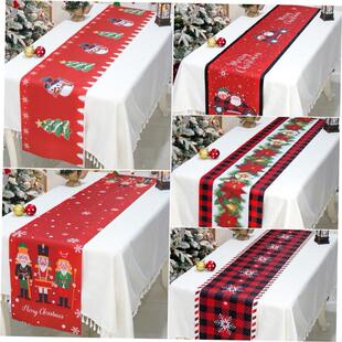 Christmas Table Runner Christmas Decoration For Home Tablecl