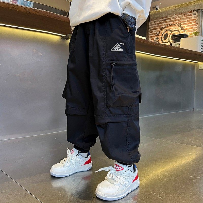 男童裤子春秋2026新款中大童酷帅男孩炸街长裤春季儿童休闲工装裤,童装/婴儿装/亲子装,裤子,淘宝优惠券,粉丝福利购,淘宝优惠卷