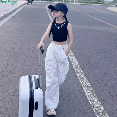 女童工装裤夏季薄款2026新款