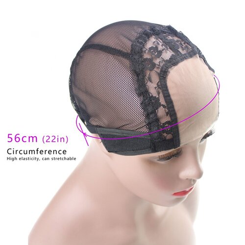 极速U-Part Lace Wig Caps LacBe adjustable wig mesh cap