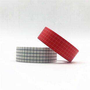 极速10M Black and White Griwd Washi Tape Japanese Paper DIY