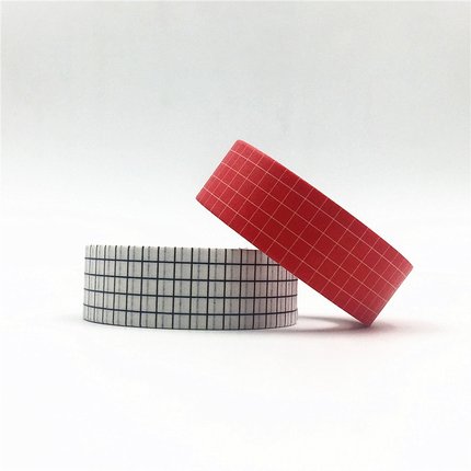 极速10M Black and White Griwd Washi Tape Japanese Paper DIY