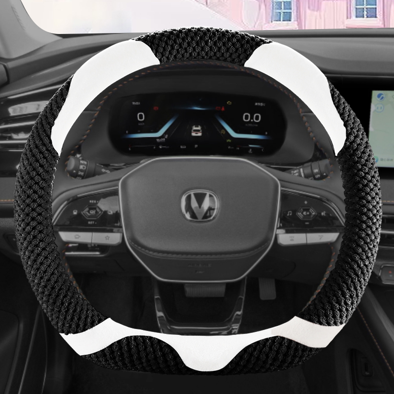 冬季保暖长安CS75锐程CC/逸动UNI-ZCS85CS95专用汽车毛绒方向盘套