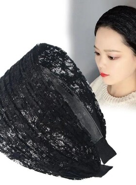 头顶稀少遮盖头发遮白发头饰显年轻遮头发稀少神器宽带发箍发卡子