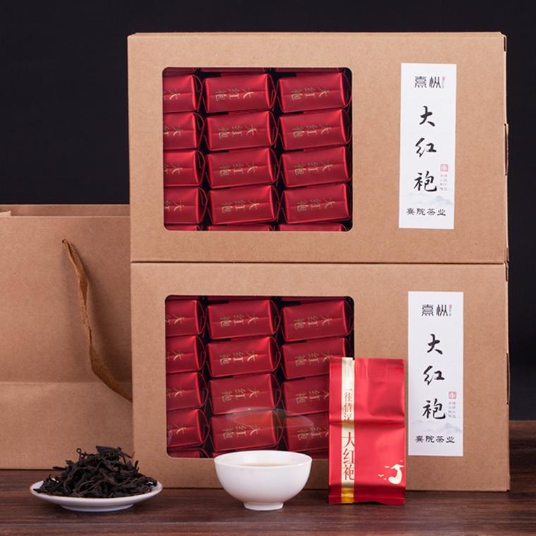 2025春茶手工碳焙大红袍茶叶武夷岩茶花果香茶叶肉桂盒装袋装500g