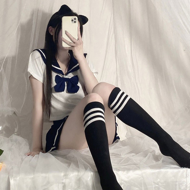 日系学生制服纯欲风百褶裙短裙私房JK学院风少女可爱校园风套装