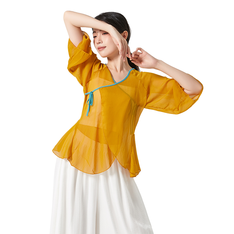 古典舞身韵服纱衣飘逸古风舞蹈服