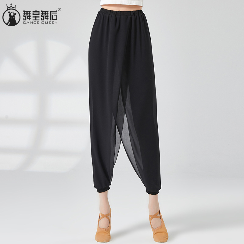 瑜伽練功褲現代舞蹈褲健身燈籠褲