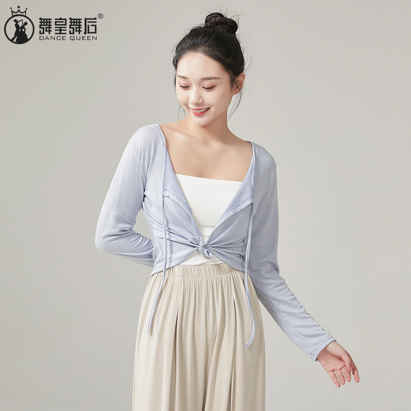 2026春夏新款古典舞开衫上衣现代舞练功服中国舞形体训练舞蹈服装