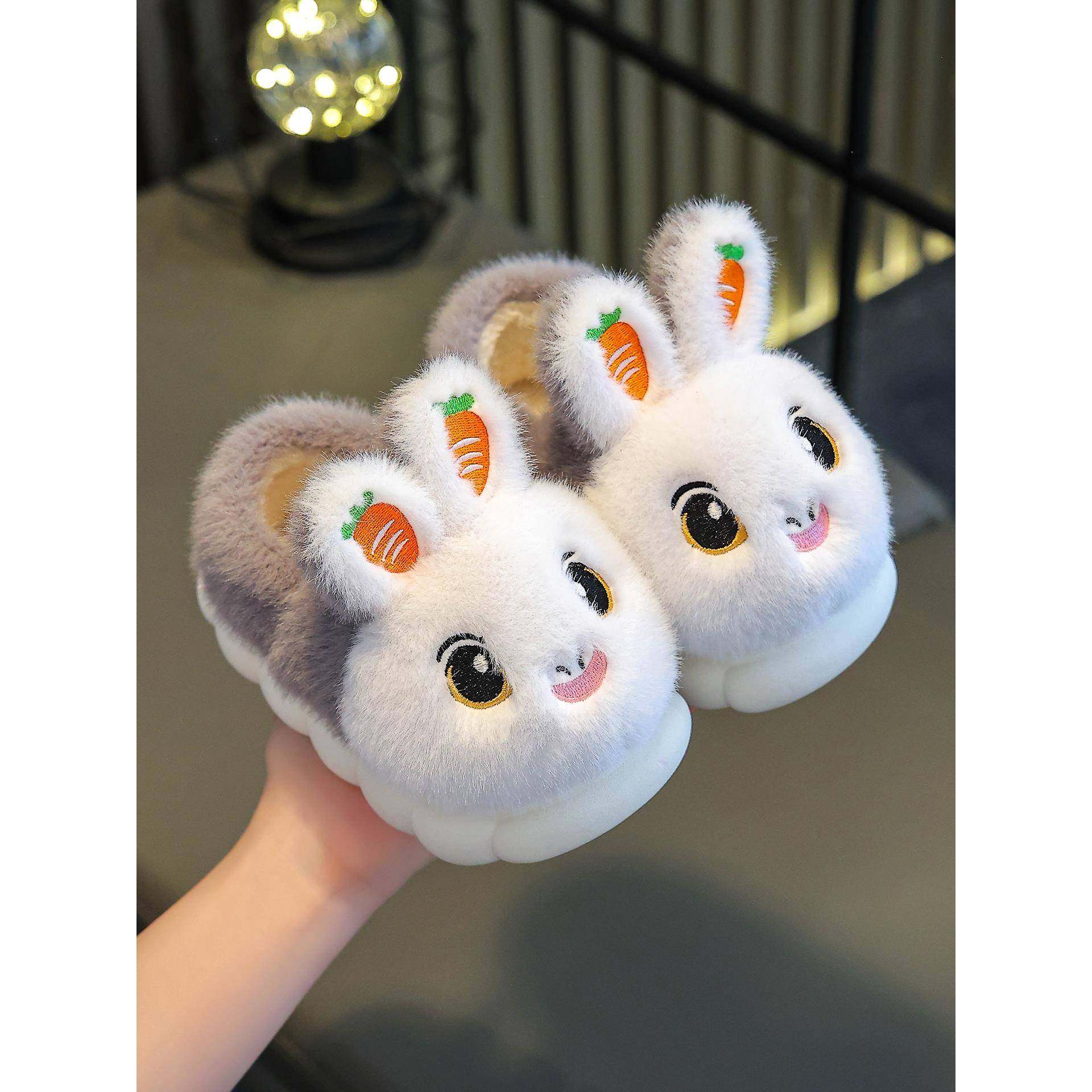 冬季儿童棉拖鞋男女童包跟居家亲子棉拖可爱兔子宝宝加厚防滑棉鞋,居家布艺,居家棉拖/棉鞋,淘宝优惠券,粉丝福利购,淘宝优惠卷