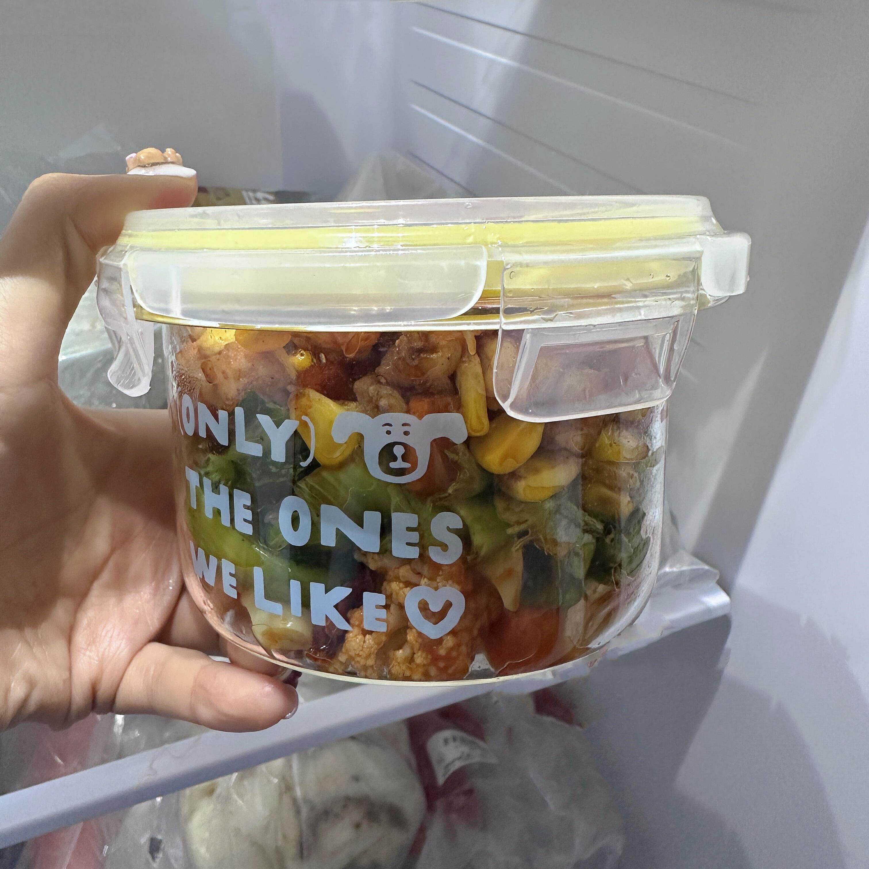 可爱饭盒可微波炉加热专用上班族2025新款玻璃饭盒食品级便当盒