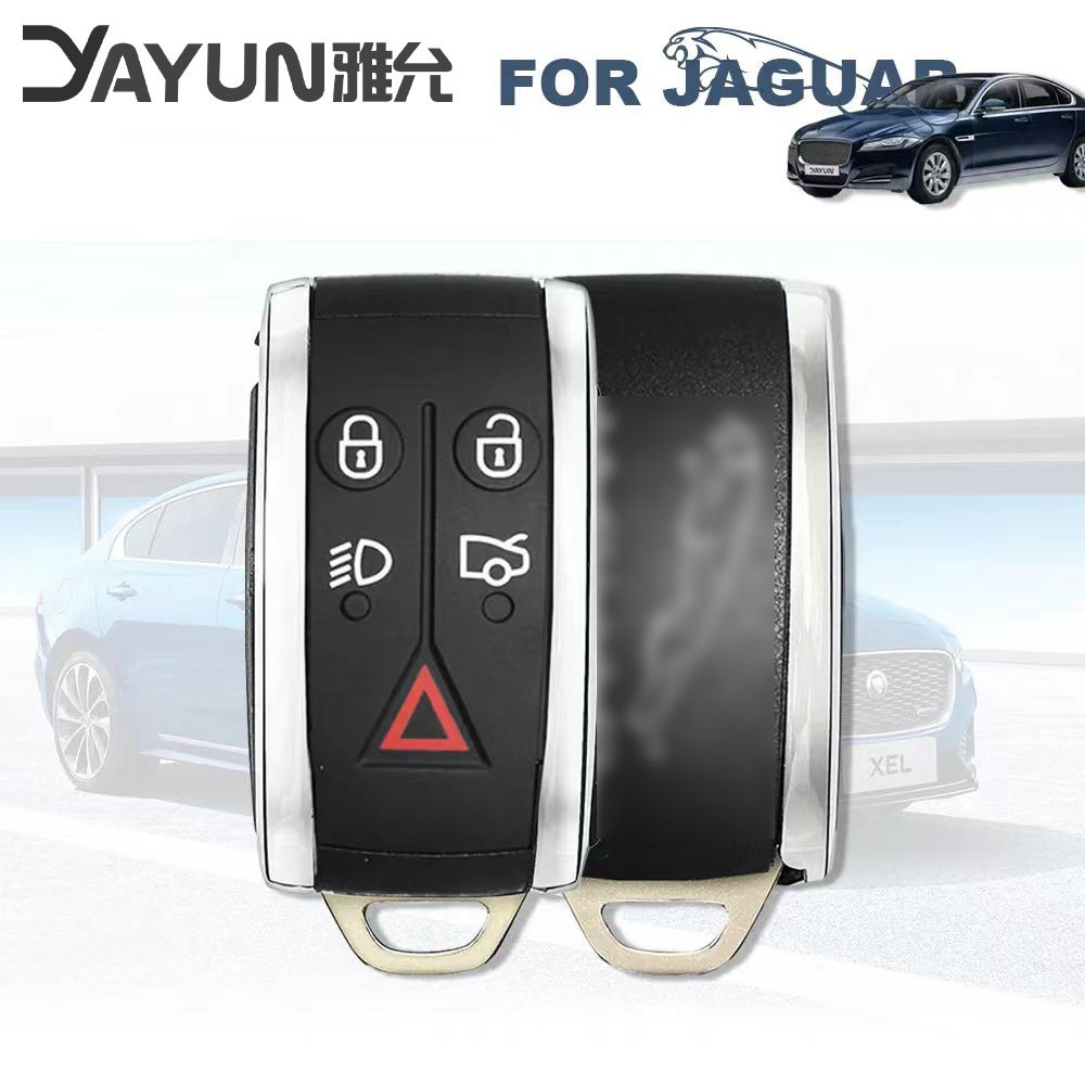 适用于捷豹XF外壳带标遥控钥匙图片