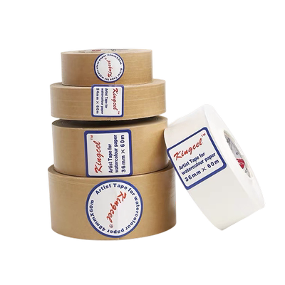 水胶带裱画水彩绘画专用美术生学生画画国画工具套装贴边胶布水溶进口湿水牛皮纸胶带水彩辅助工具湿纸水胶纸