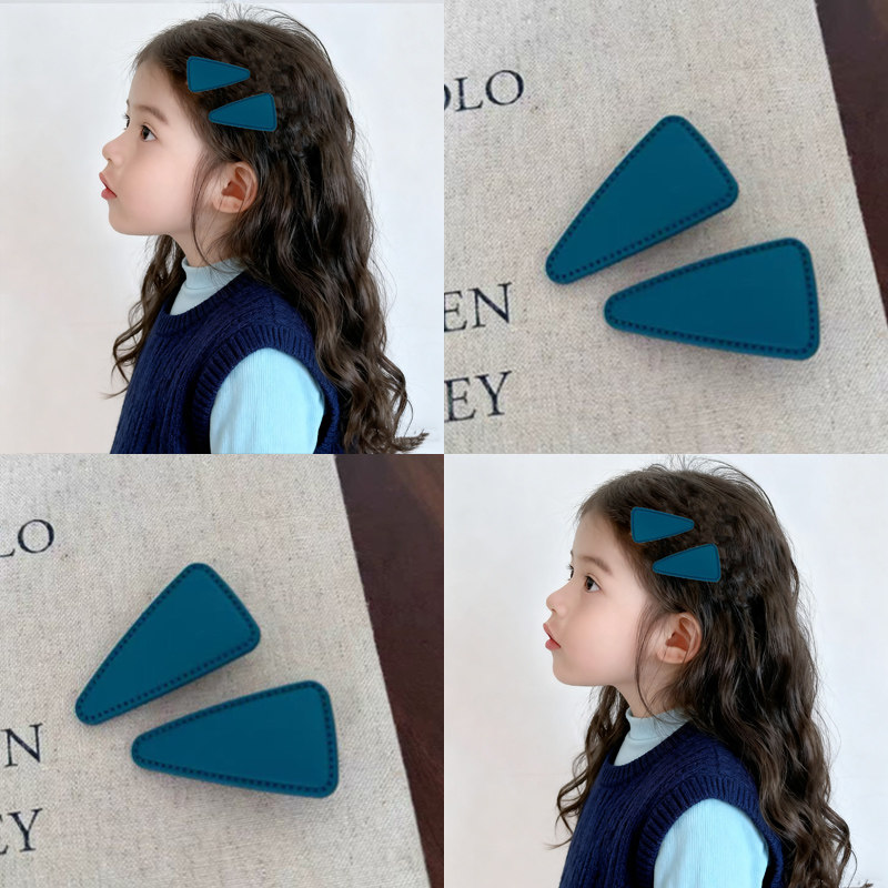 儿童克莱因蓝喷漆发夹bb夹