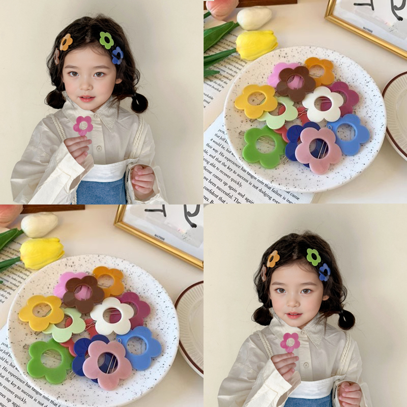 糖果可爱花朵儿童发夹