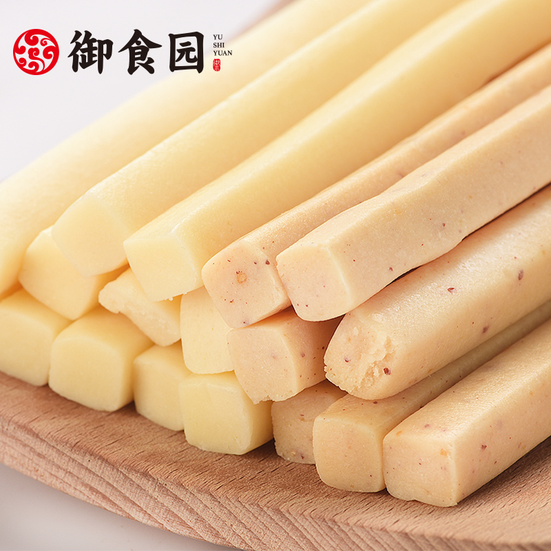 御食园老北京酸奶条500g即食儿童酸奶棒休闲美食特色小吃零食