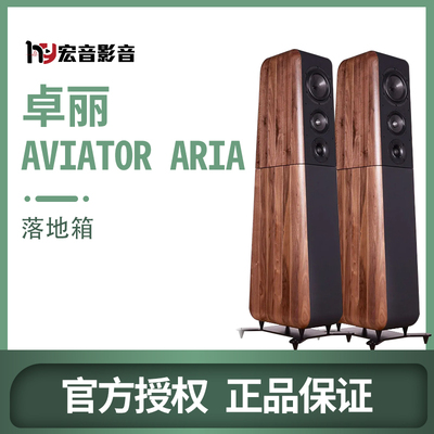 意大利Chario卓丽AVIATOR ARIA发烧木质hifi家用落地式音箱