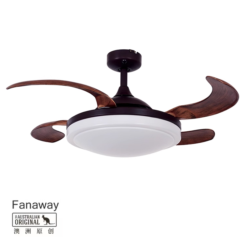 lucciair独特美学卧室吊扇灯