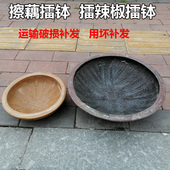 擦莲藕擦红薯擂钵中草药研磨器老式 捣碎器擦藕圆子藕丸子陶瓷擂钵