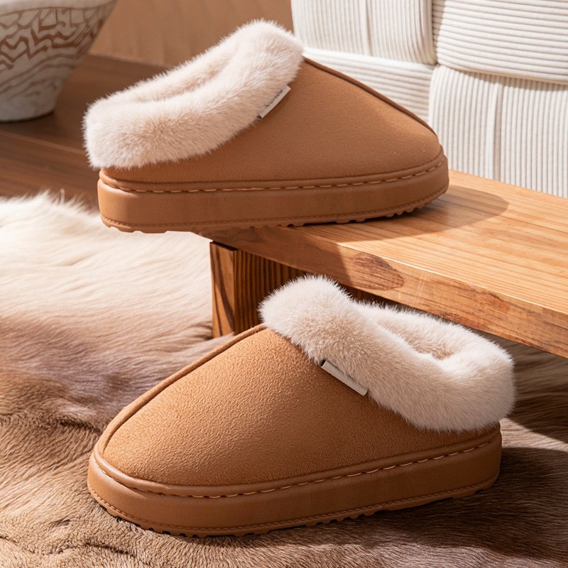 新款毛绒棉拖鞋女冬室内家居保暖加绒防滑包跟外穿厚底拖鞋男秋冬,居家布艺,居家棉拖/棉鞋,淘宝优惠券,粉丝福利购,淘宝优惠卷
