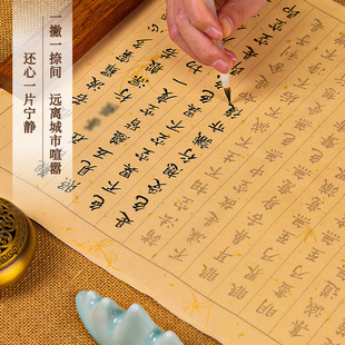 静心抄经临摹本静心手抄作品纸般若波罗密多手抄本行书临摹字帖