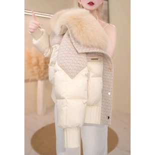 甜奢温柔风新款棉服女2025冬季通勤约会保暖显贵气不臃肿棉衣外套