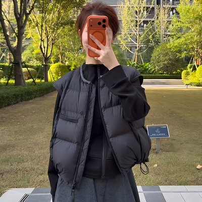 2025独特超好看羽绒马甲女士时尚洋气减龄时髦外穿马夹小个子背心