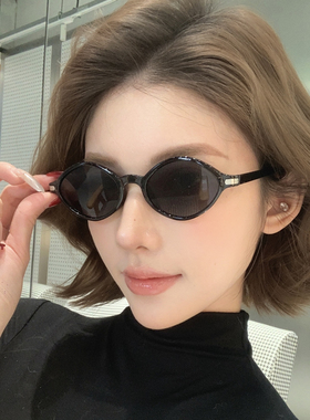 猫眼墨镜女款2026新款高级感个性时髦小脸款遮阳显脸小欧美太阳镜
