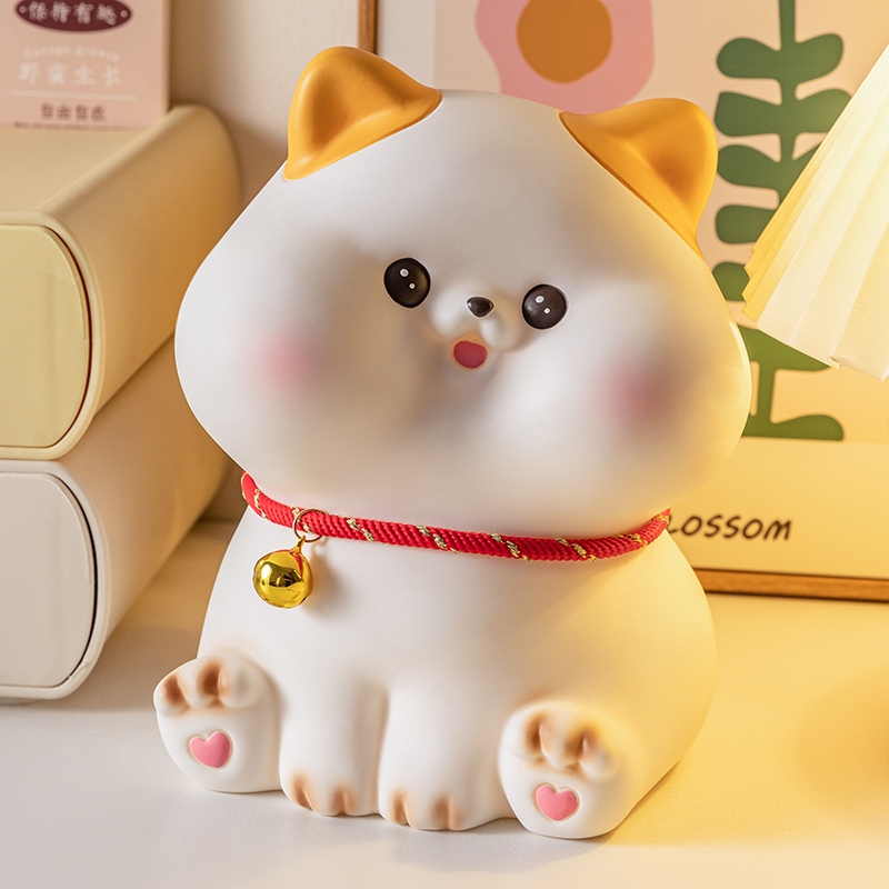 创意小猫咪儿童储蓄存钱罐只进不出男女孩成人款大容量