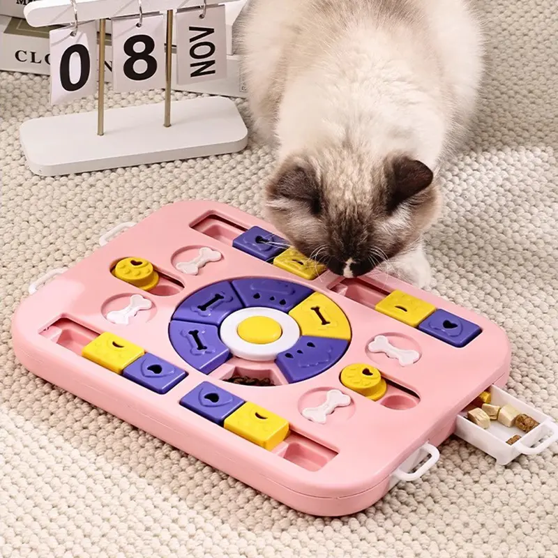 猫咪益智丰容玩具发声漏食球幼犬狗狗自嗨解闷神器藏食嗅闻自己玩