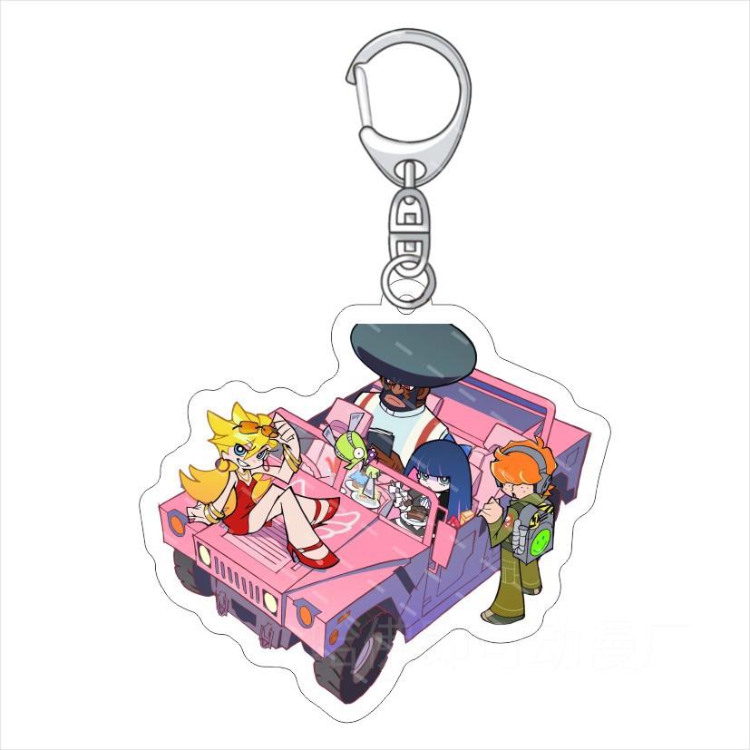 吊带袜天使 亚克力钥匙扣亚 潘迪 史朵巾 布利夫 Scanty 克力挂件