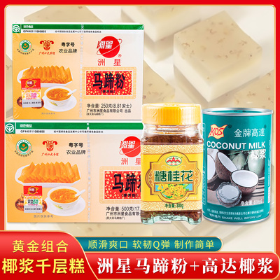 洲星马蹄粉250g/500g荸荠粉椰浆